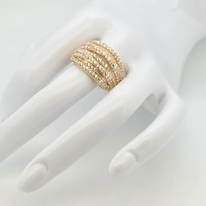 Anillo cristal pavés Adriana