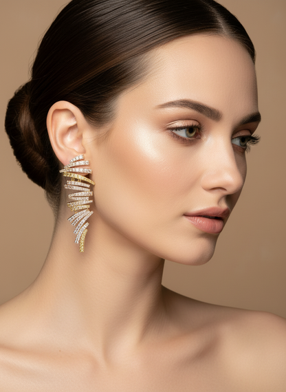 Aros cristal Swarovski Bernarda