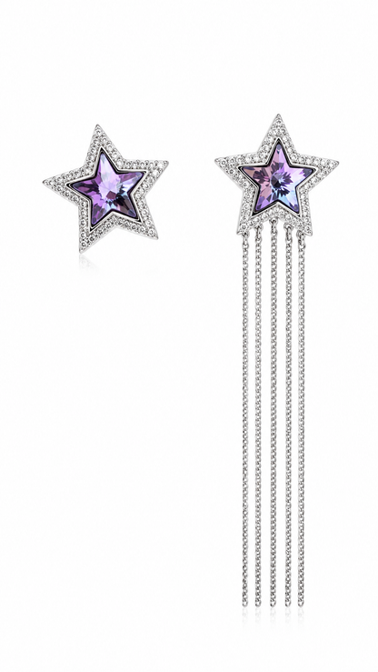 Aros cristal Swarovski Star