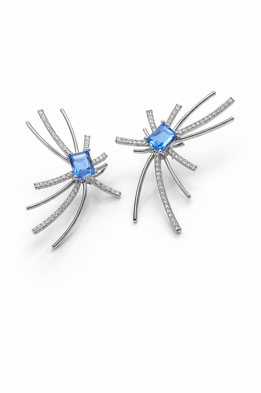 Aros  Nicol cristal Swarovski