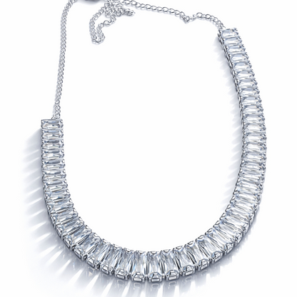 Collar baño de plata Aura luminaris