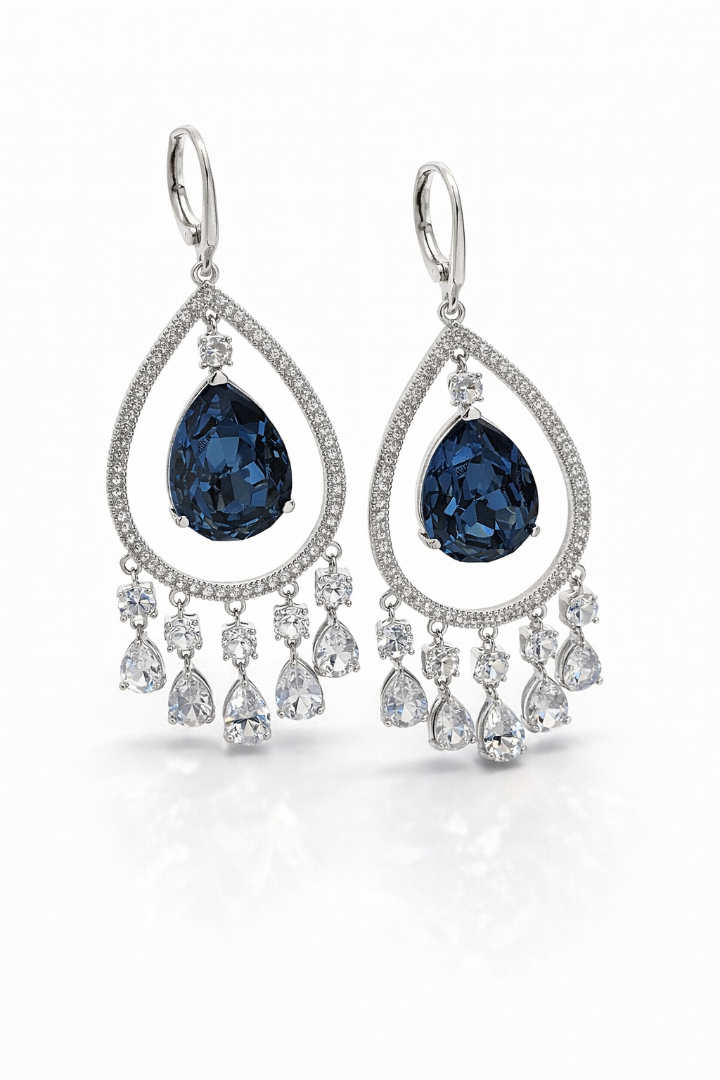 Aros cristal Swarovski Elena