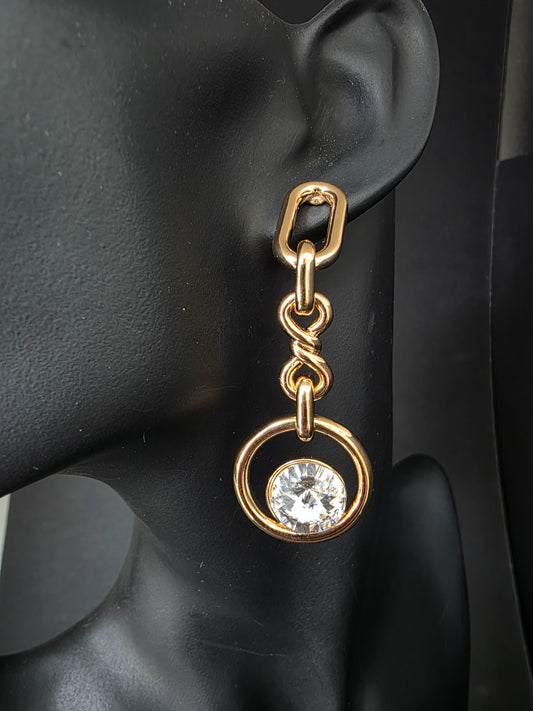 Aros cristal Swarovski Afrodita