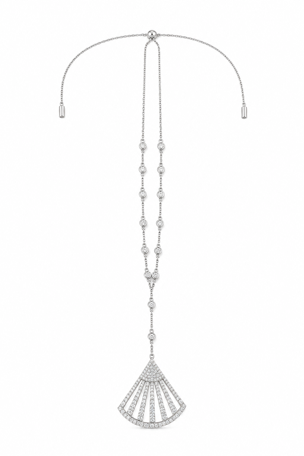 Collar cristal pavés Evantail