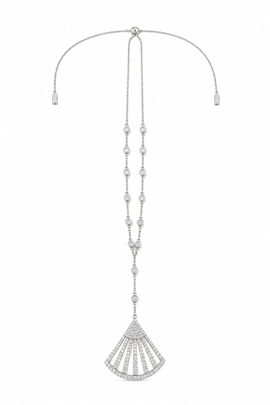Collar cristal pavés Evantail