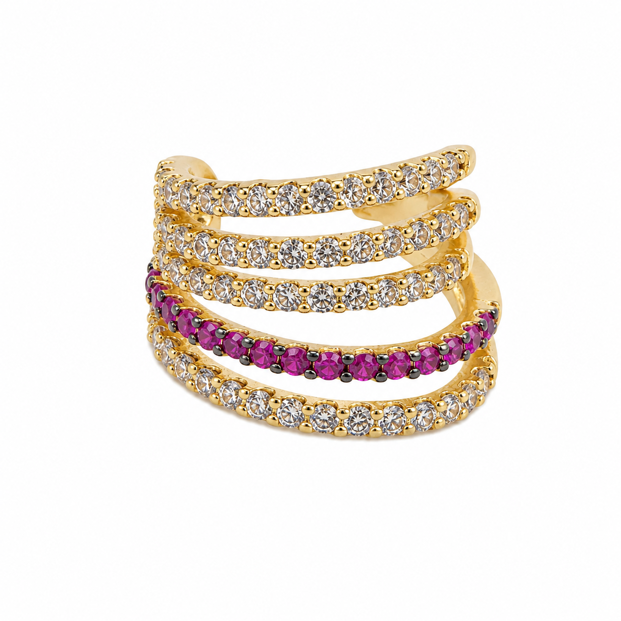 Earcuff  lumia fucsia