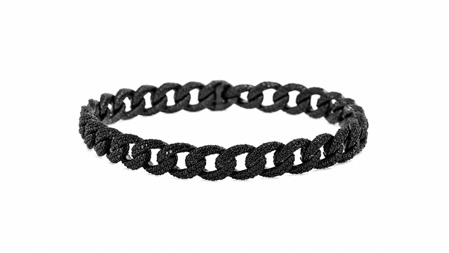 Pulsera cristal pavés Black