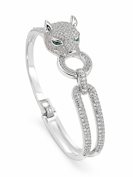 Pulsera brazalete cristal pavés karina