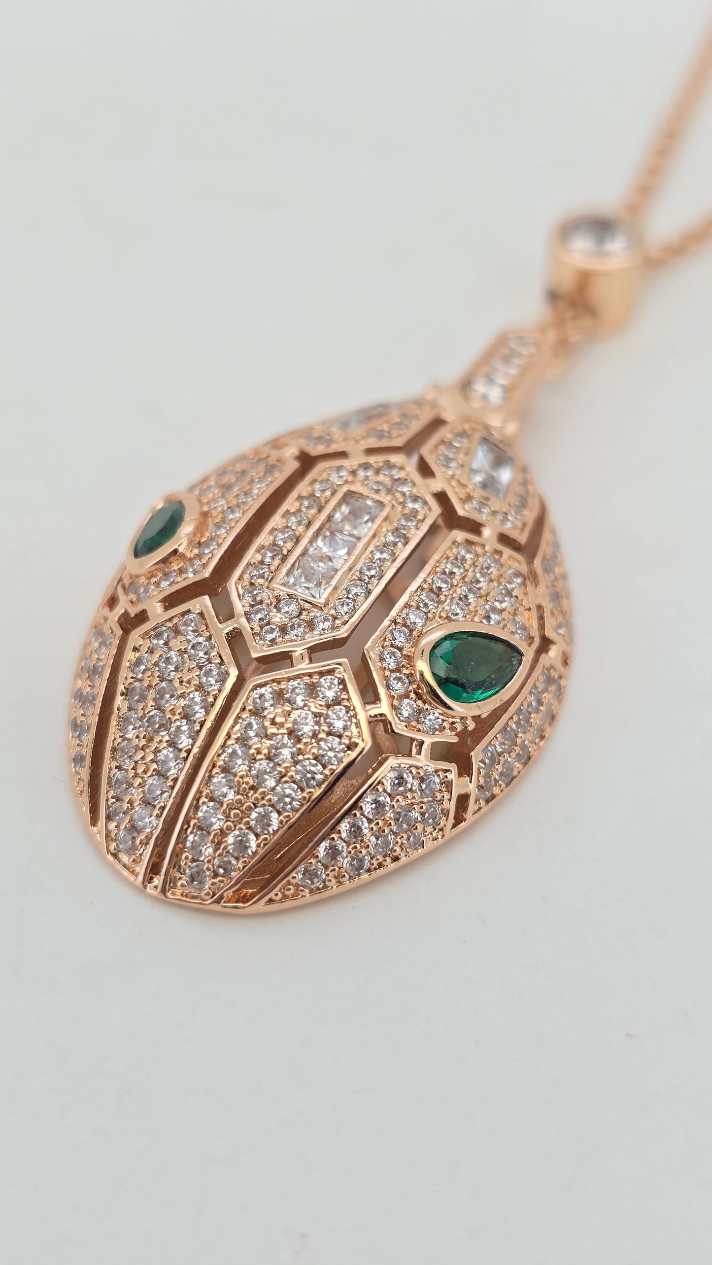 Collar cristal pavés snake 079
