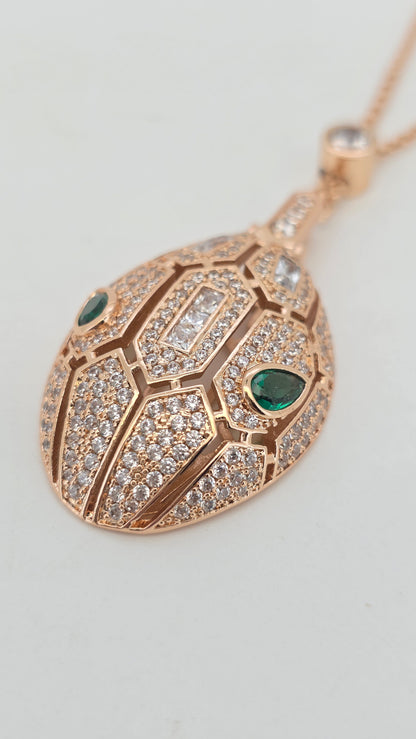 Collar cristal pavés snake 079