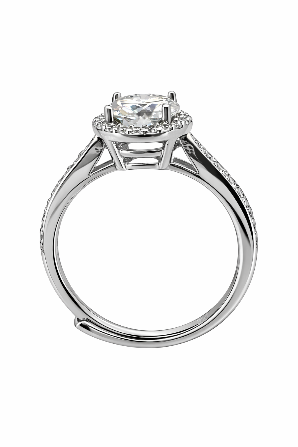 Anillo moissanite Celestia