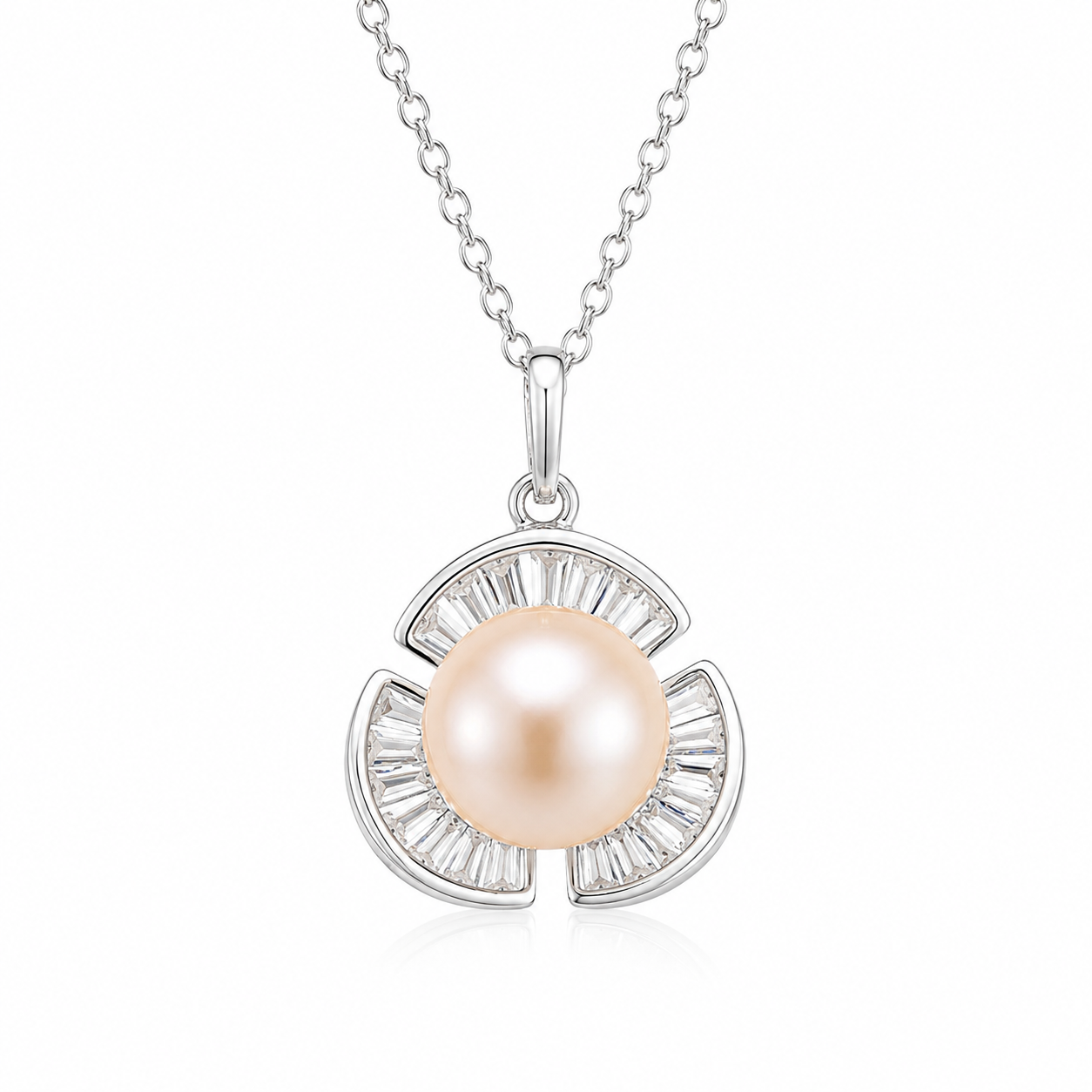Collar plata Cristal Pavé Aurora