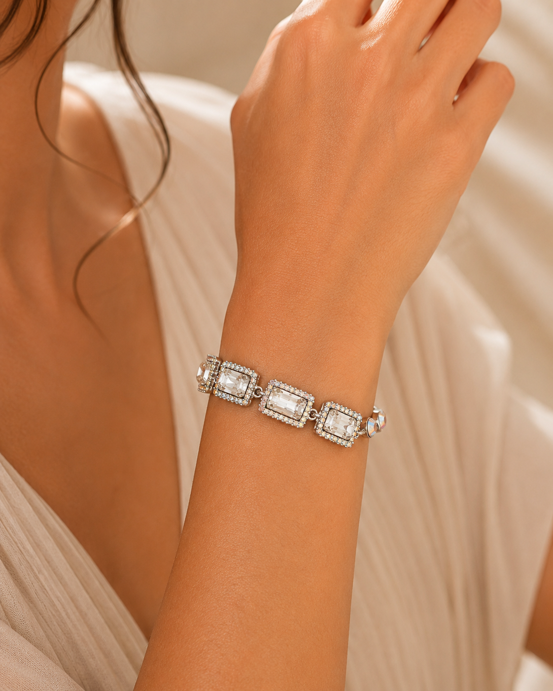 Pulsera cristal Swarovski Aurora