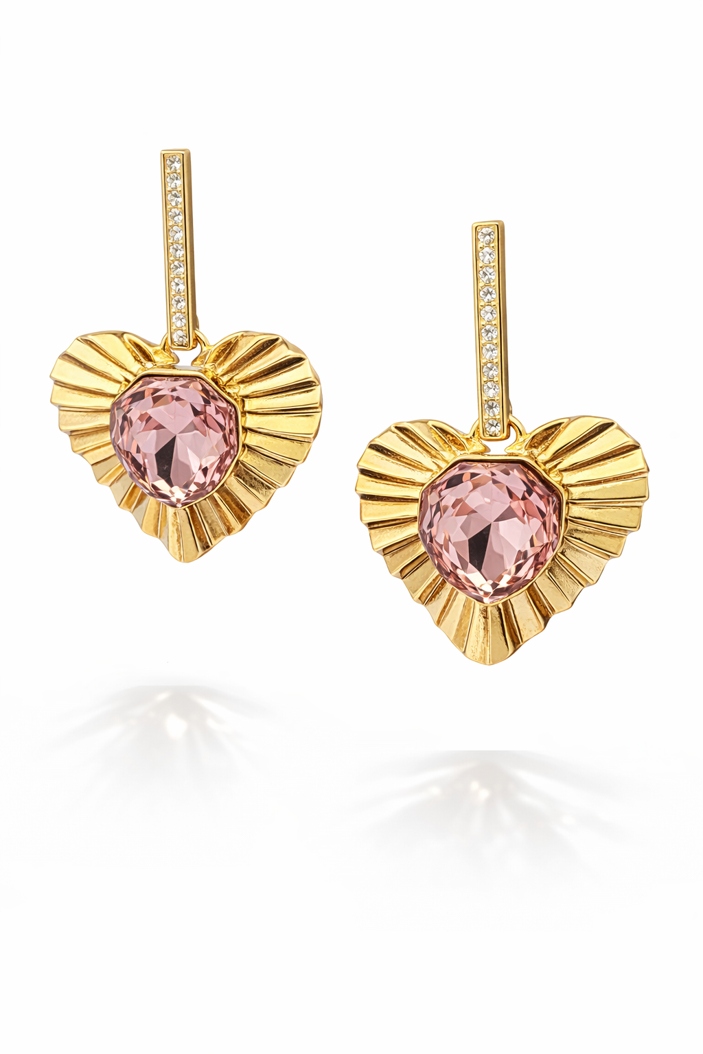 Aros love eterno cristal Swarovski
