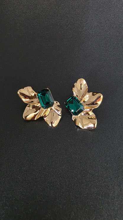 Aros Swarovski flor de primavera