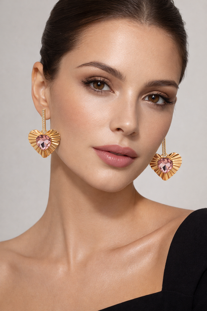 Aros love eterno cristal Swarovski