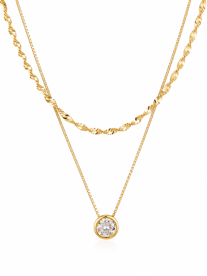 Collar cristal pavés