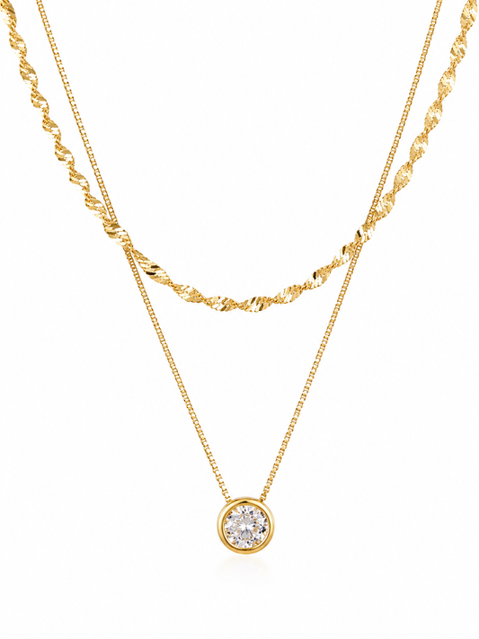 Collar cristal pavés