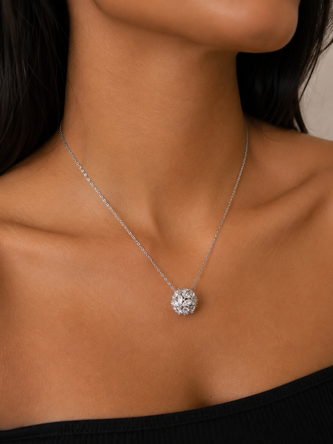 Colgante cristal pavés voll