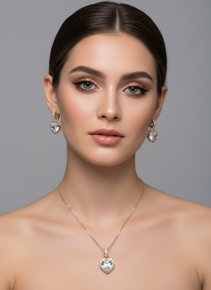 Conjunto cristal Swarovski melinna