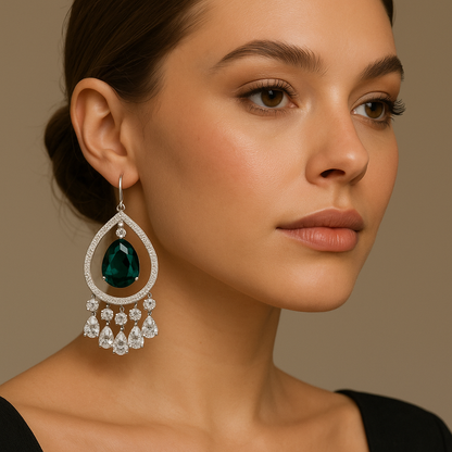 Aros cristal Swarovski Elena