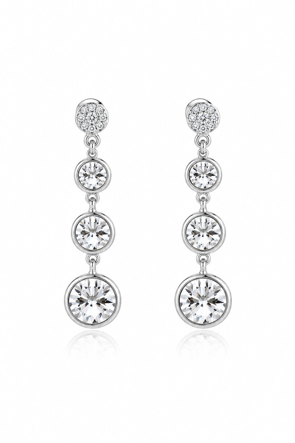 Aros cristal Swarovski Lia