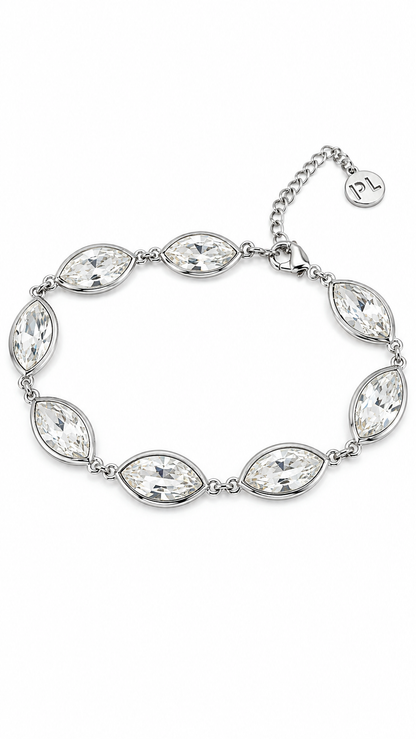 Pulsera cristal Swarovski Navette