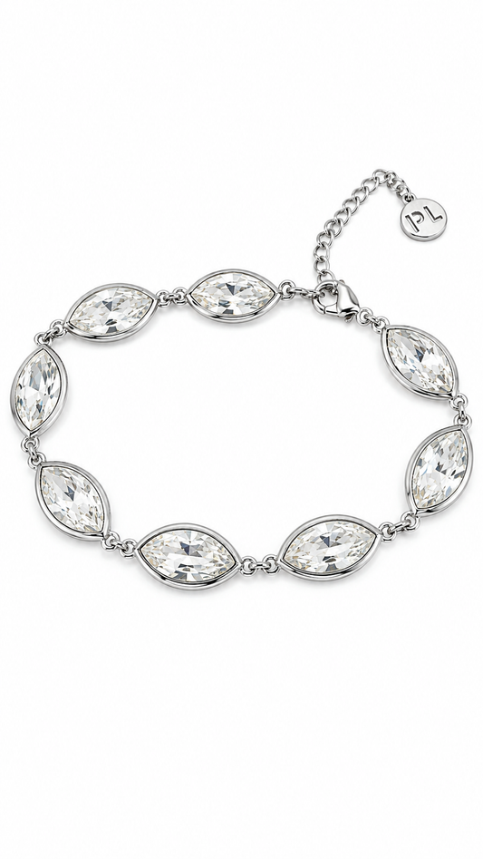 Pulsera cristal Swarovski Navette