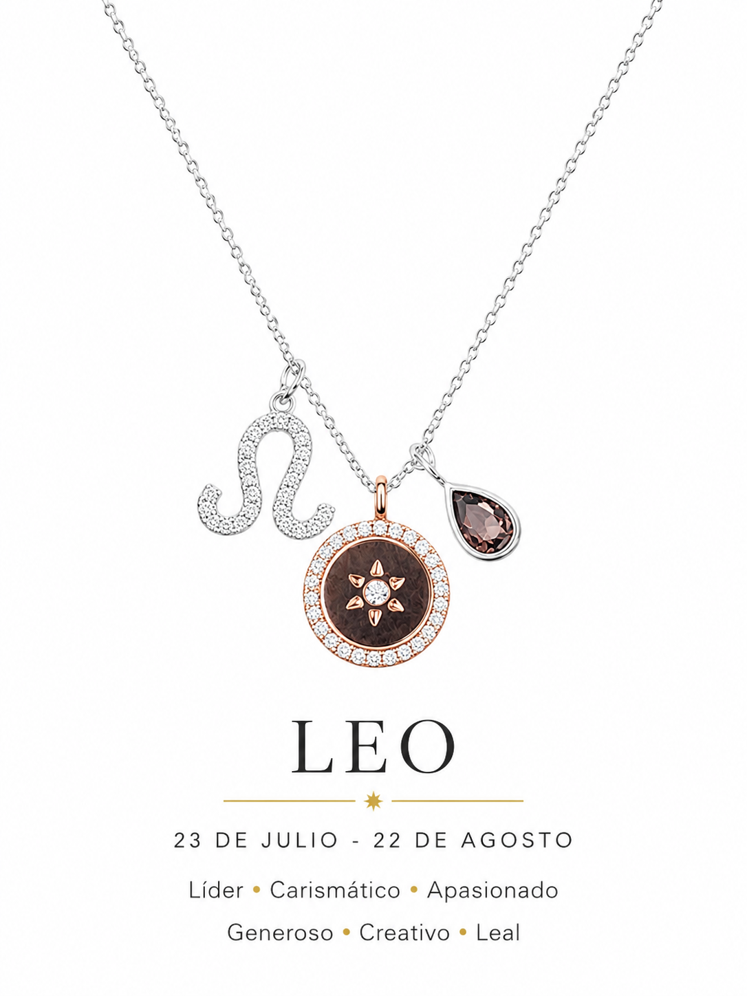 Collar zodiacal leo