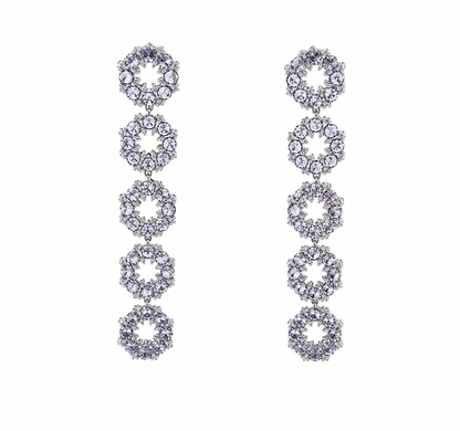 Aros estrella cristal Swarovski