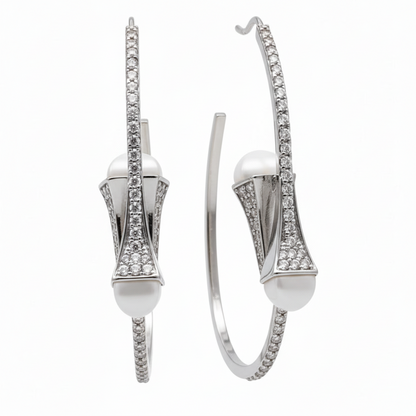 Aros cristal pavés Selena