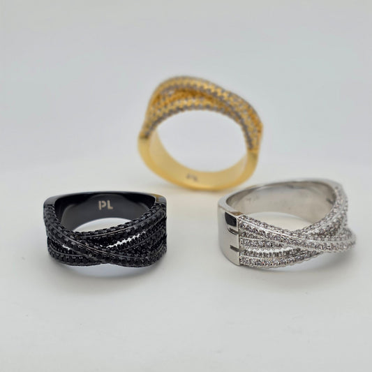Anillo cristal pavés Ignacia