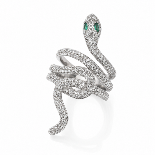 Anillo plata turca yilian snake