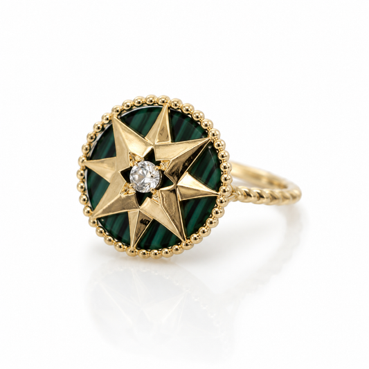 Anillo Malaquita Bania