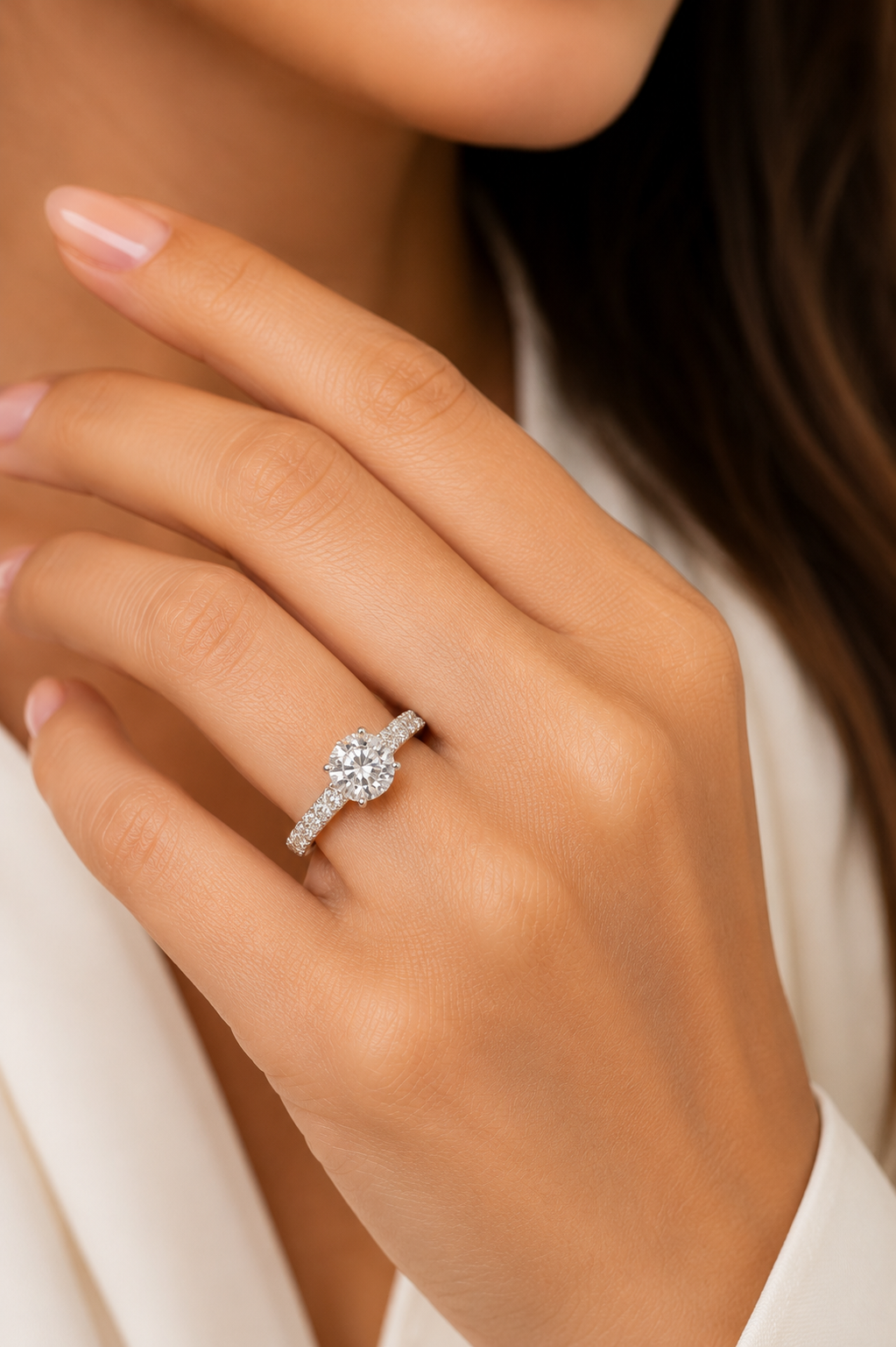 Anillo plata Queen  zirconia