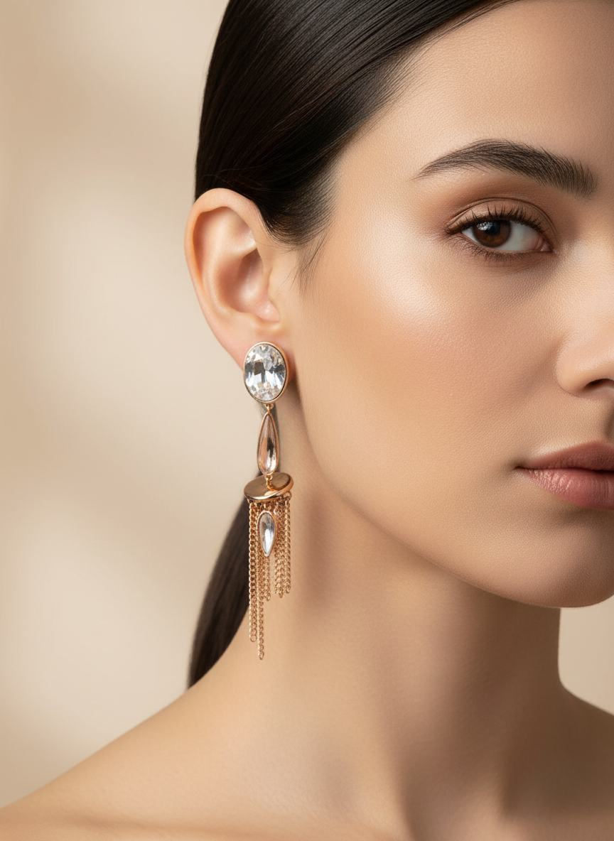 Aros cristal Swarovski monet