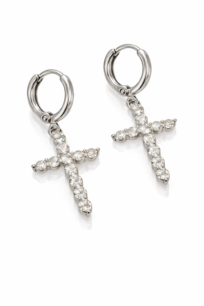 Aros cristal paves Madonna