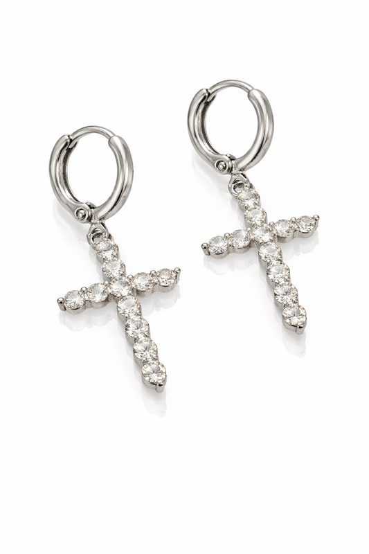 Aros cristal paves Madonna