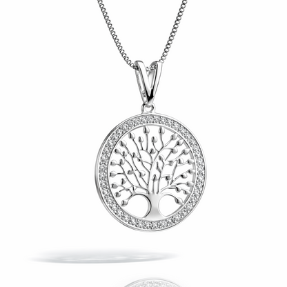 Collar baño de plata Aura Raíz vital