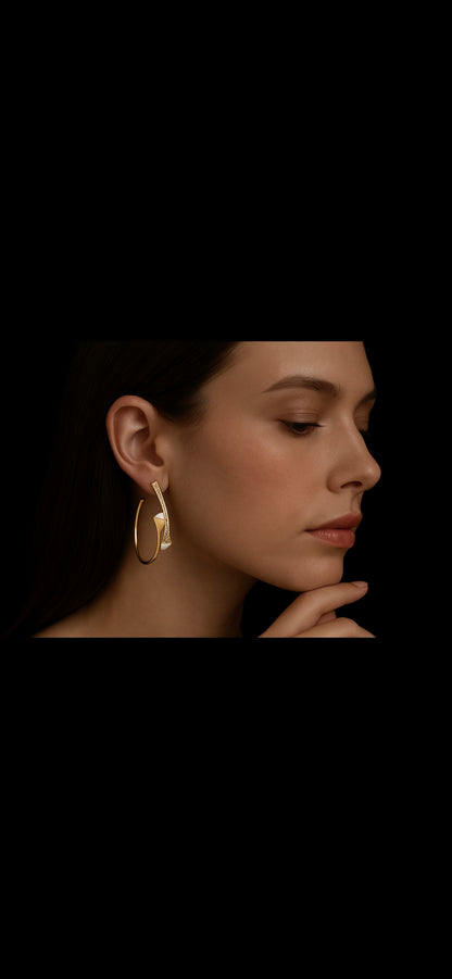 Conjunto cristal pavés Selena