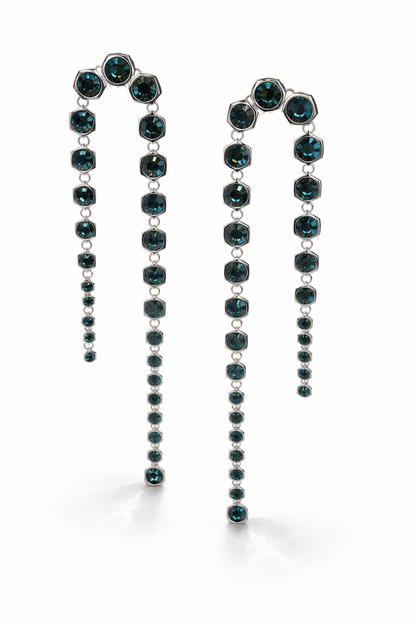 Aros cristal Swarovski tonka