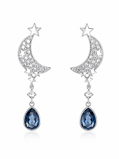 Aros cristal Swarovski lunar