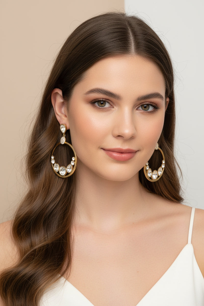 Aros cristal Swarovski lumaria