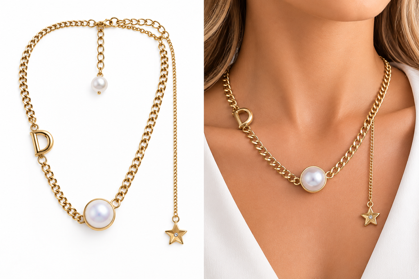 Collar perla nixo