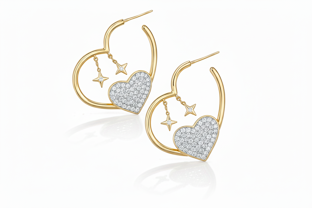 Aros corazón paves start
