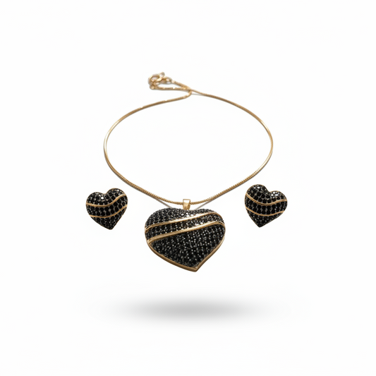 Conjunto Aura Corazón Noir