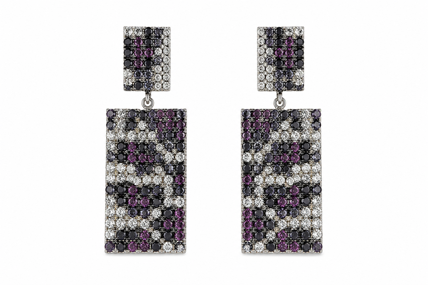 Aros cristal Swarovski leo