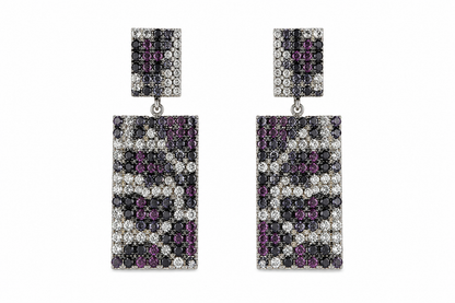 Aros cristal Swarovski leo