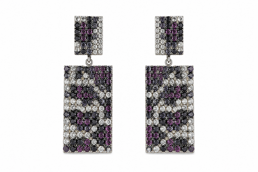 Aros cristal Swarovski leo