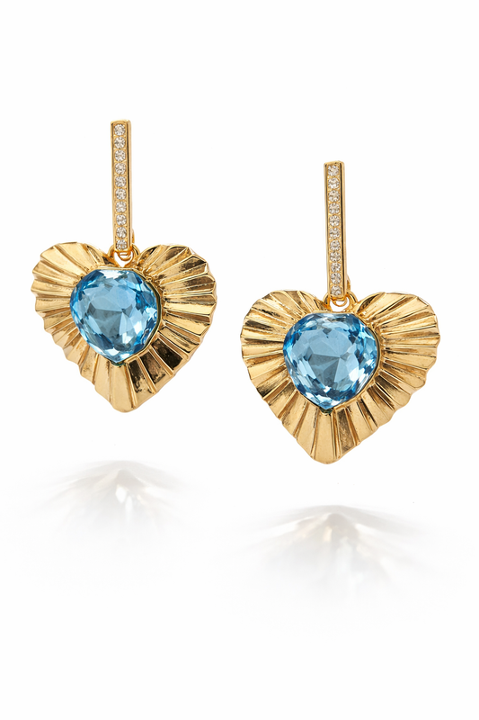 Aros love eterno cristal Swarovski